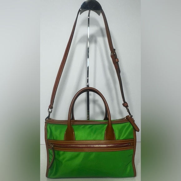 Dooney Bourke WAYFARER Nylon Satchel Kelly Green - Picture 2 of 11